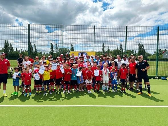FC Alpha Academy at the end-of-season event